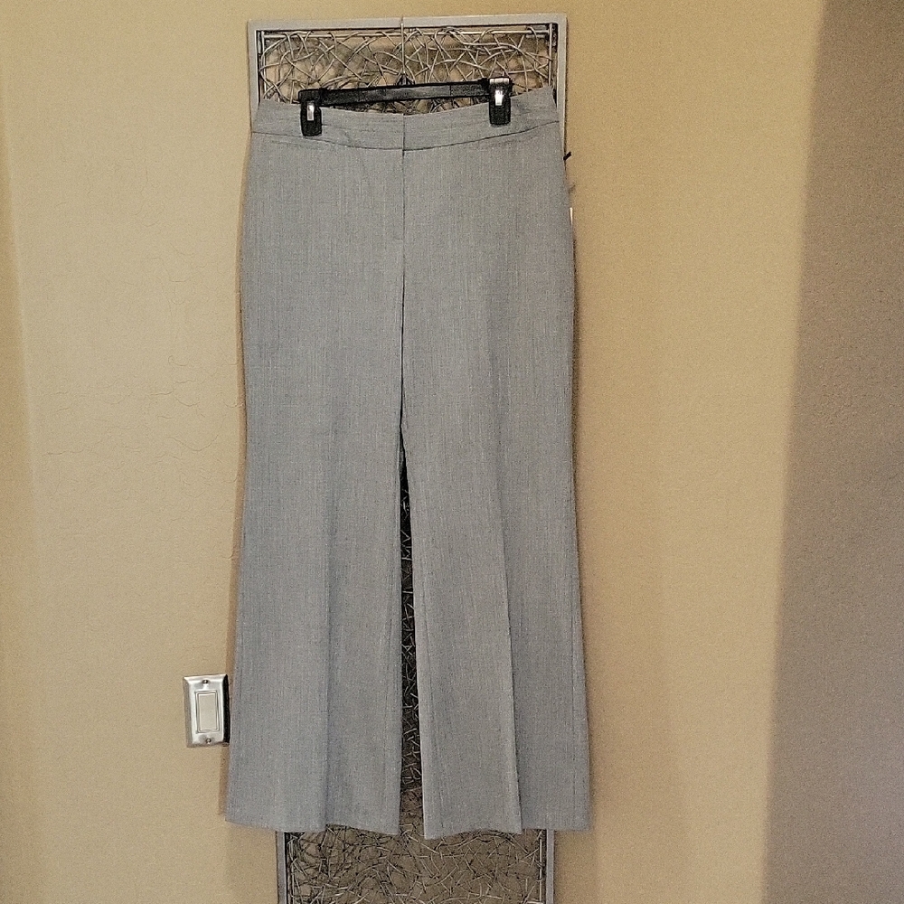 White House Black Market Gray Wide-Leg Dress Pants NWT
